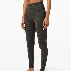 Lululemon Camo High Rise Align Leggings 28" Size 2